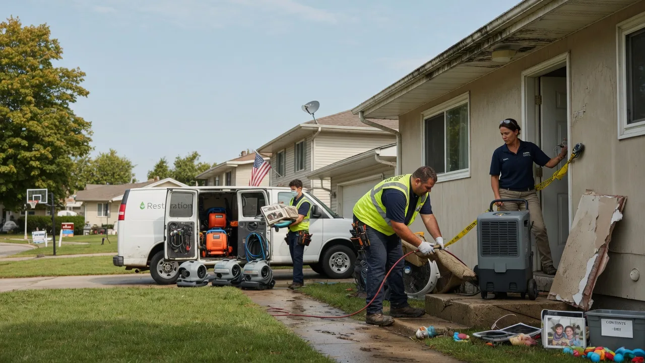 Water Damage Restoration in Bristol, PA near me